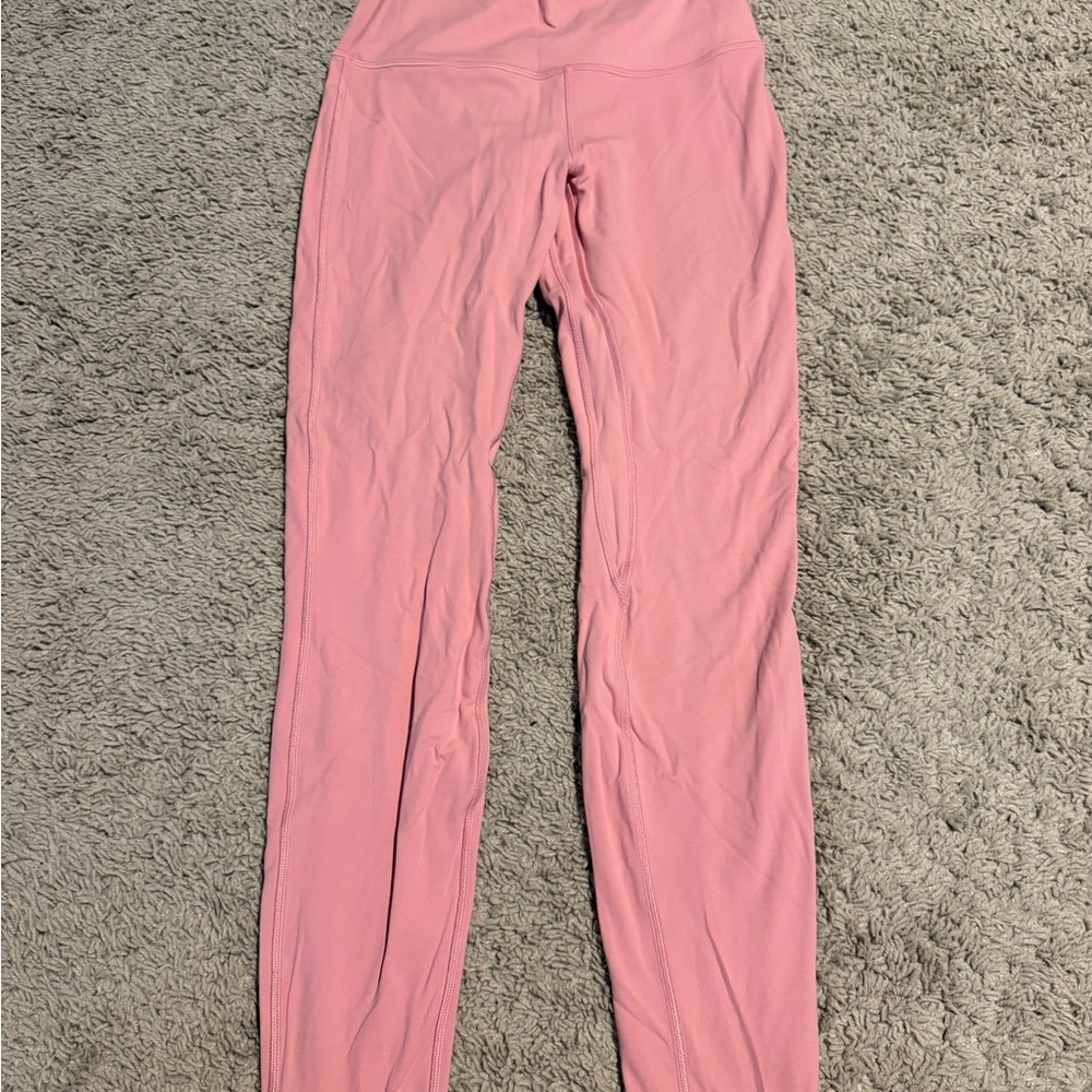 Pink High-Waist Active Leggings